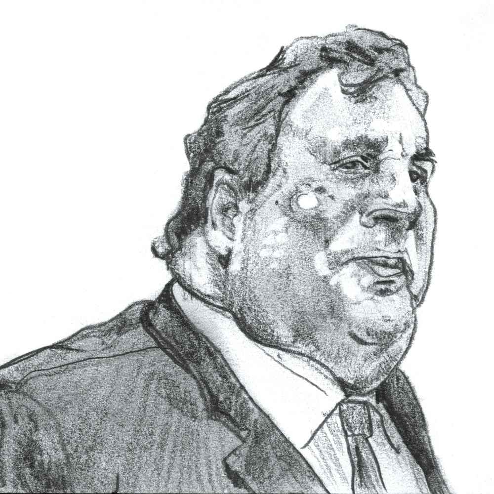 Chris Christie | 4x6 | Graphite Portrait