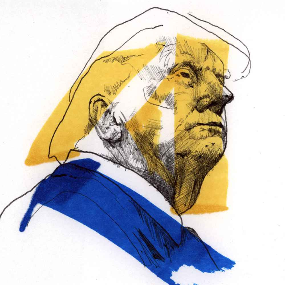 Donald Trump | 4x6 | Original Marker & Ink Drawing (47 Series II)