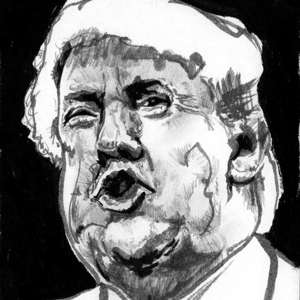 Donald Trump | 4x6 | Original Wild Ink 2 Drawing
