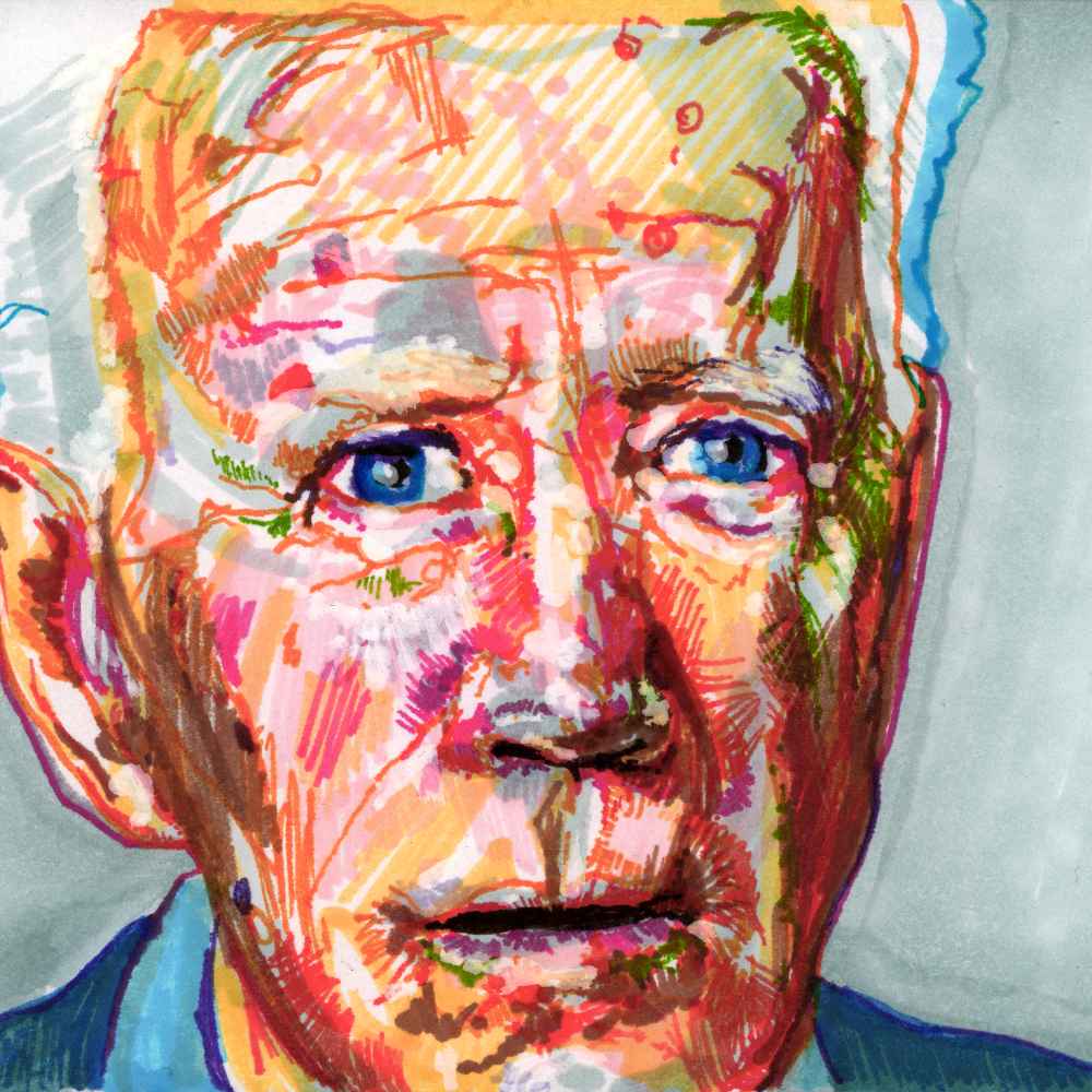 Joe Biden | 4x6 | Original Mixed Media Portrait