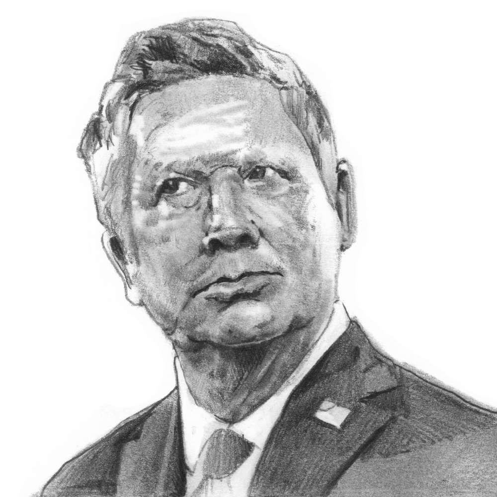 John Kasich | 4x6 | Original Graphite Drawing