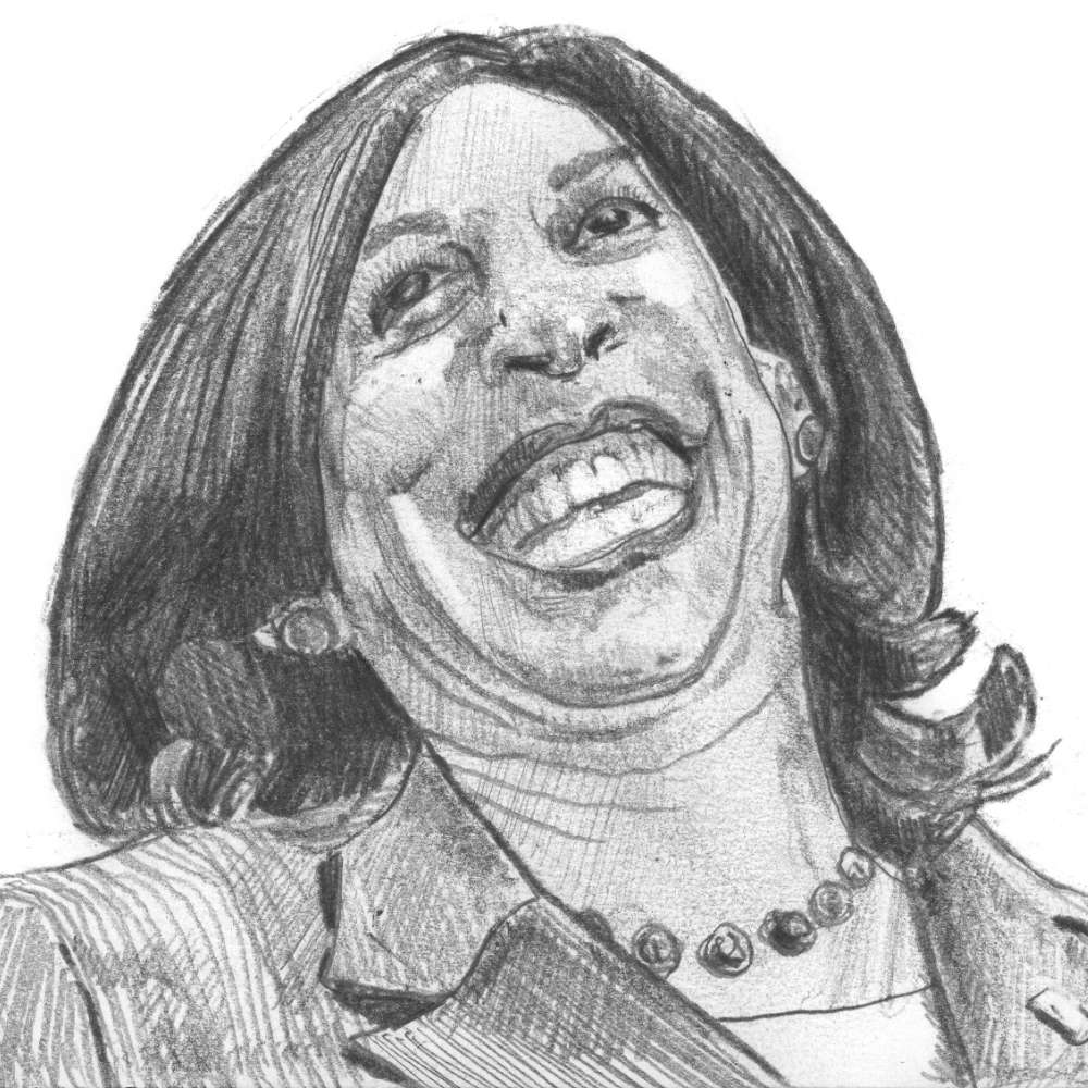 Kamala Harris | 4x6 | Original Graphite Drawing