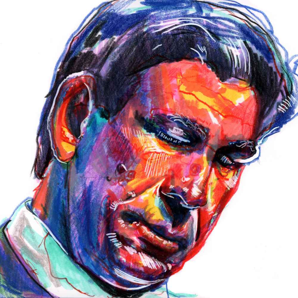 Ron DeSantis | 5x7 | Original Mixed Media Portrait